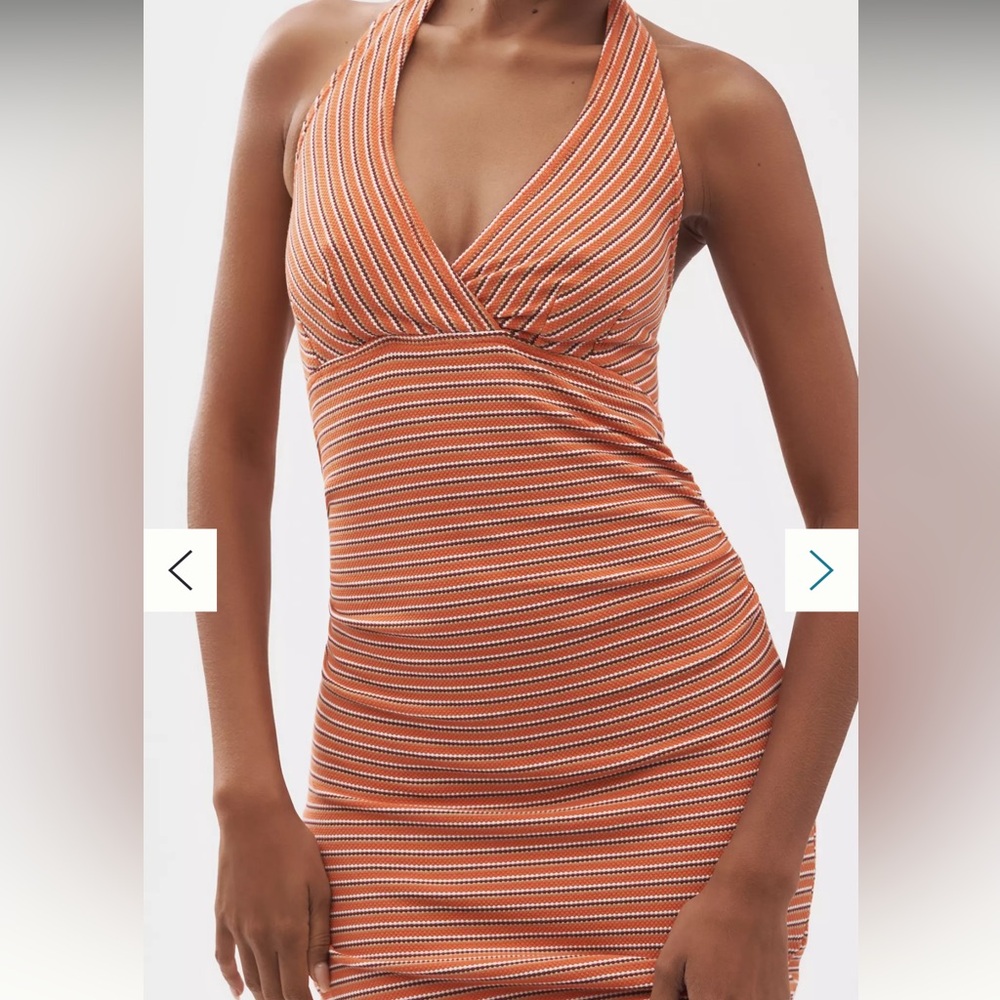 Pilcro High Tide Halter Slim Midi Dress - Picture 10 of 11